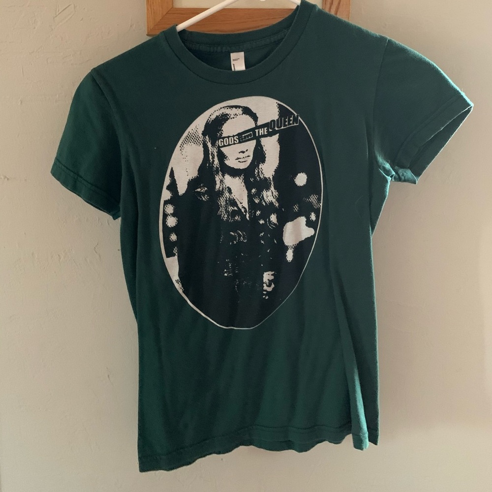 “God Save The Queen” Teal Tee